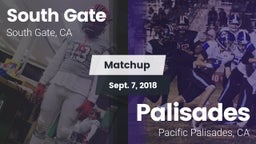 Matchup: South Gate High vs. Palisades  2018