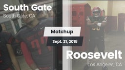 Matchup: South Gate High vs. Roosevelt  2018