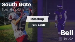Matchup: South Gate High vs. Bell  2018
