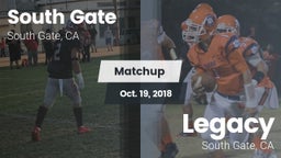Matchup: South Gate High vs. Legacy  2018