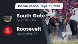 Recap: South Gate  vs. Roosevelt  2018