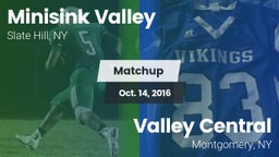 Matchup: Minisink Valley vs. Valley Central  2016