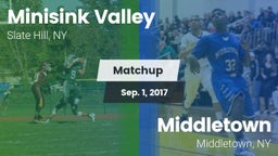 Matchup: Minisink Valley vs. Middletown  2017