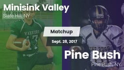 Matchup: Minisink Valley vs. Pine Bush  2017