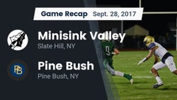 Recap: Minisink Valley  vs. Pine Bush  2017