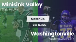 Matchup: Minisink Valley vs. Washingtonville  2017