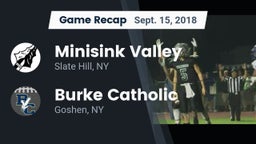 Recap: Minisink Valley  vs. Burke Catholic  2018