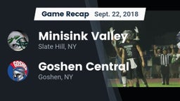 Recap: Minisink Valley  vs. Goshen Central  2018