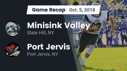 Recap: Minisink Valley  vs. Port Jervis  2018