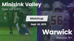 Matchup: Minisink Valley vs. Warwick  2019