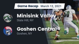 Recap: Minisink Valley  vs. Goshen Central  2021