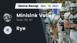 Recap: Minisink Valley  vs. Rye 2021