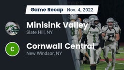 Recap: Minisink Valley  vs. Cornwall Central  2022