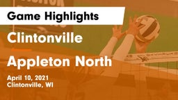 Clintonville  vs Appleton North  Game Highlights - April 10, 2021