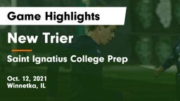 New Trier  vs Saint Ignatius College Prep Game Highlights - Oct. 12, 2021
