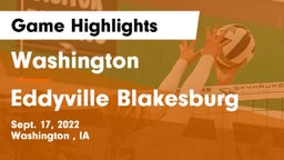 Washington  vs Eddyville Blakesburg Game Highlights - Sept. 17, 2022