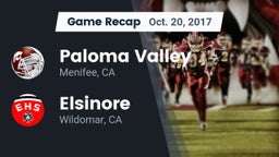 Recap: Paloma Valley  vs. Elsinore  2017