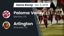 Recap: Paloma Valley  vs. Arlington  2018