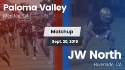 Matchup: Paloma Valley High vs. JW North  2019