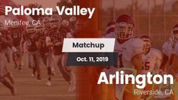 Matchup: Paloma Valley High vs. Arlington  2019