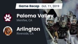 Recap: Paloma Valley  vs. Arlington  2019