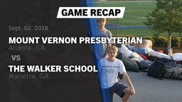 Recap: Mount Vernon Presbyterian  vs. The Walker School 2016