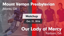 Matchup: Mount Vernon vs. Our Lady of Mercy  2016