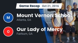 Recap: Mount Vernon School vs. Our Lady of Mercy  2016