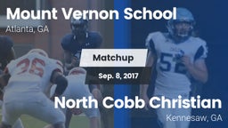 Matchup: Mount Vernon vs. North Cobb Christian  2017