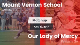 Matchup: Mount Vernon vs. Our Lady of Mercy  2017