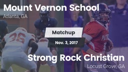 Matchup: Mount Vernon vs. Strong Rock Christian  2017