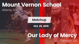 Matchup: Mount Vernon vs. Our Lady of Mercy  2019