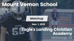 Matchup: Mount Vernon vs. Eagle's Landing Christian Academy  2019