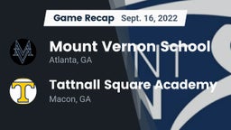 Recap: Mount Vernon School vs. Tattnall Square Academy  2022