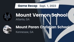 Recap: Mount Vernon School vs. Mount Paran Christian School 2023