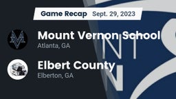 Recap: Mount Vernon School vs. Elbert County  2023