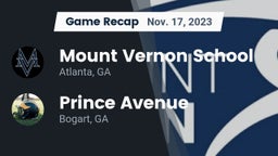 Recap: Mount Vernon School vs. Prince Avenue  2023