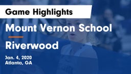 Mount Vernon School vs Riverwood  Game Highlights - Jan. 4, 2020