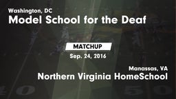 Matchup: Model School for vs. Northern Virginia HomeSchool  2016