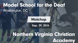 Matchup: Model School for vs. Northern Virginia Christian Academy 2016