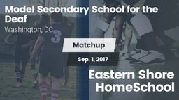 Matchup: Model Secondary vs. Eastern Shore HomeSchool 2017