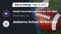 Recap: Model Secondary School for the Deaf vs. Alabama School for the Deaf 2017