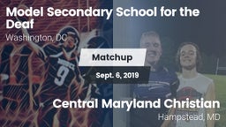 Matchup: Model Secondary vs. Central Maryland Christian 2019