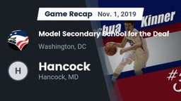 Recap: Model Secondary School for the Deaf vs. Hancock  2019