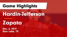 Hardin-Jefferson  vs Zapata  Game Highlights - Dec. 6, 2019