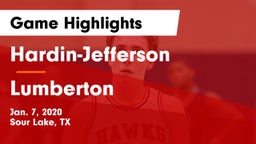 Hardin-Jefferson  vs Lumberton  Game Highlights - Jan. 7, 2020