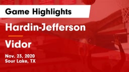 Hardin-Jefferson  vs Vidor  Game Highlights - Nov. 23, 2020