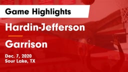 Hardin-Jefferson  vs Garrison  Game Highlights - Dec. 7, 2020