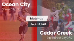 Matchup: Ocean City High vs. Cedar Creek  2017