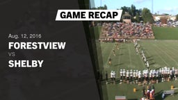Recap: Forestview  vs. Shelby  2016